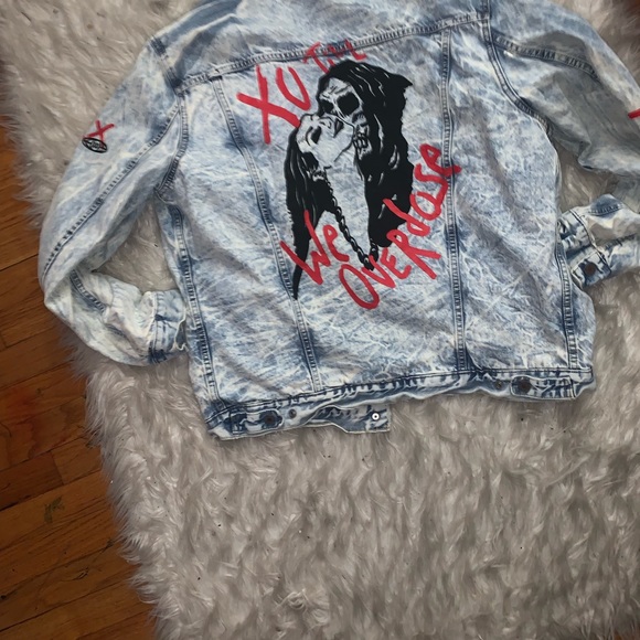 Jeans jacket with fur the weekend xo - Picture 3 of 7